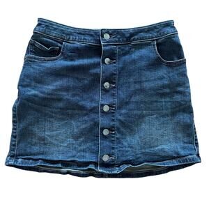 Express Dark Wash Denim 3 pocket Mini Skirt size 4